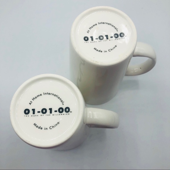 Bloomingdale’s Millennium Y2K Oversized Coffee Mugs Set 2 - Picture 5 of 8